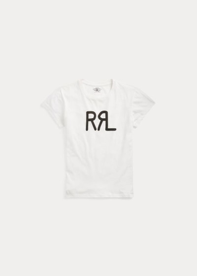 Playeras Ralph Lauren Mujer Blancos - Cotton Jersey Graphic - GYMLE9651